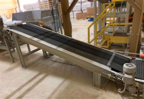 industrial bag moving conveyor.